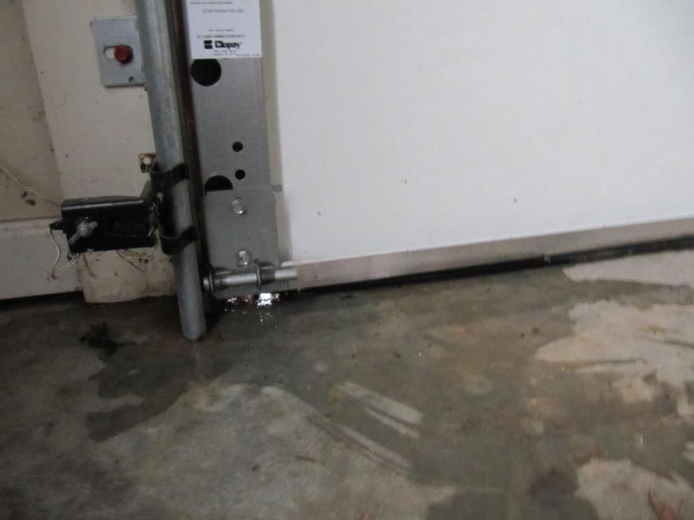 Garage Door Drips When Opening