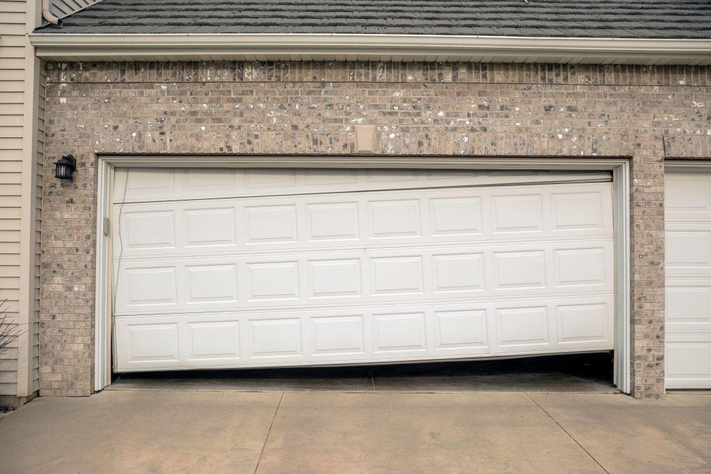 Garage Door Shifts To One Side When Opening