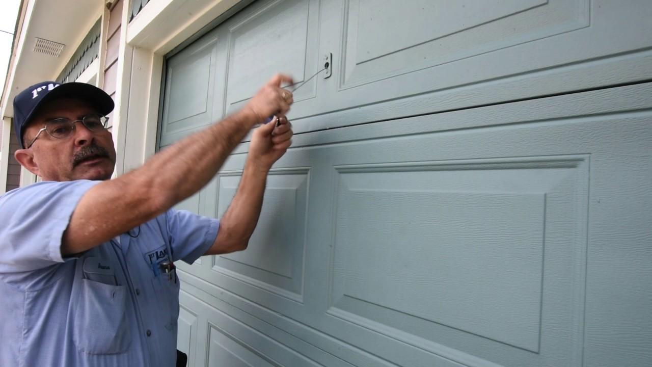 How to Open Liftmaster Garage Door Manually From Outside