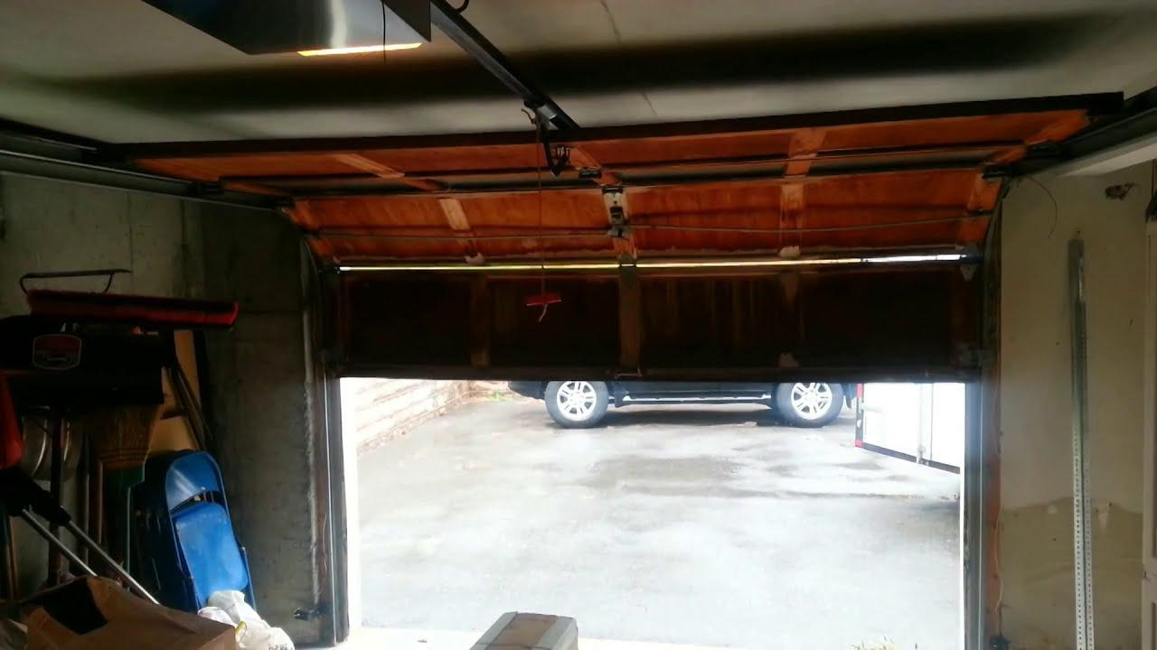 Garage Door Opens 6 Inches Then Stops