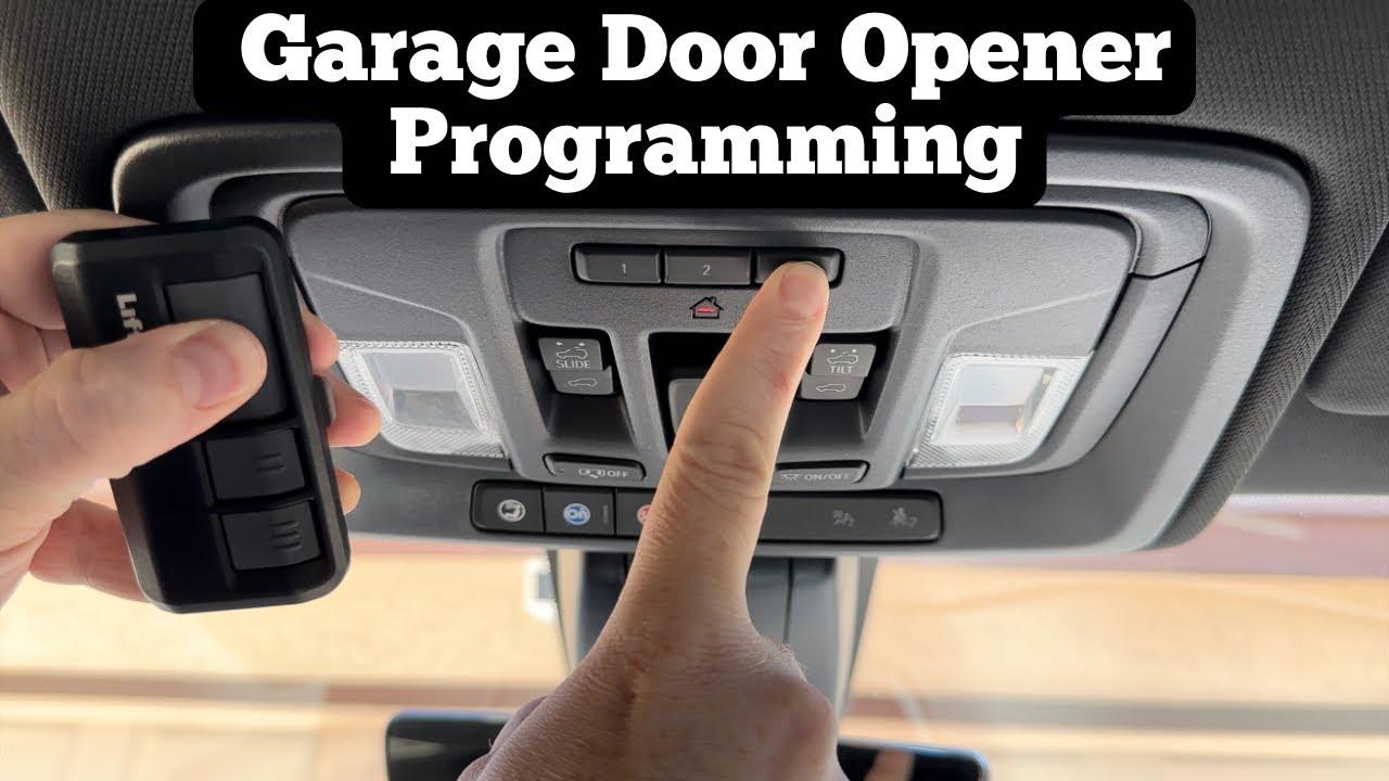 GM Garage Door Opener Programming Made Easy