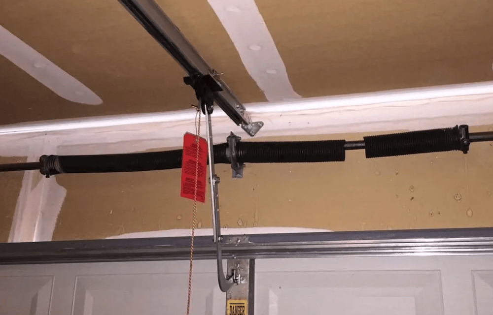 How To Open Garage Door When Spring Breaks