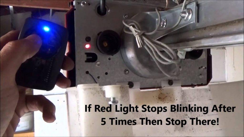 Genie Garage Door Opener Blinking Red Light