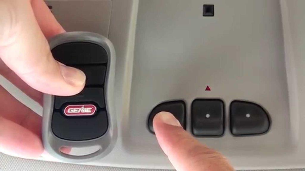 How To Program Garage Door Opener Genie