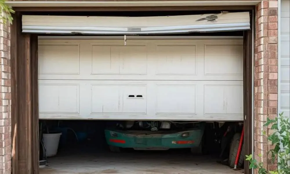Garage Door Opens Slightly Then Stops – Common Causes and Solutions
