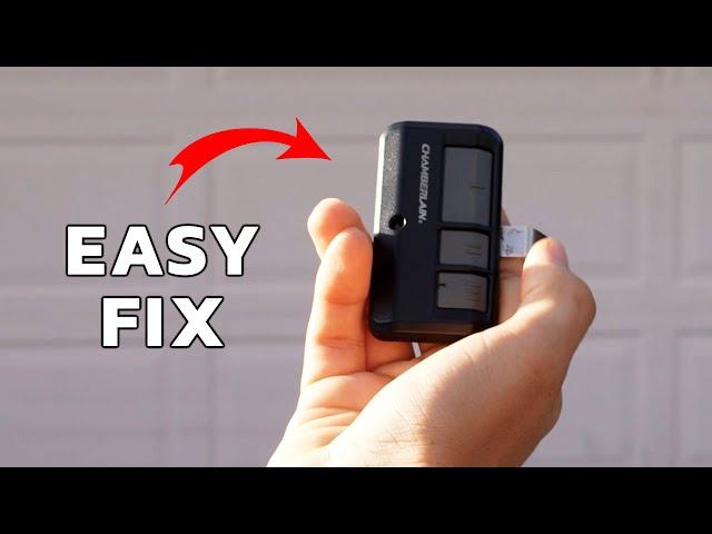 Chamberlain Garage Door Remotes Not Working: Troubleshooting Guide