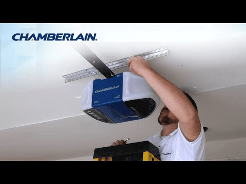 install chamberlain garage door opener