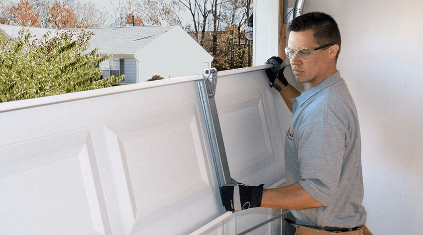 installing garage door