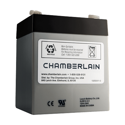 chamberlain garage door opener battery