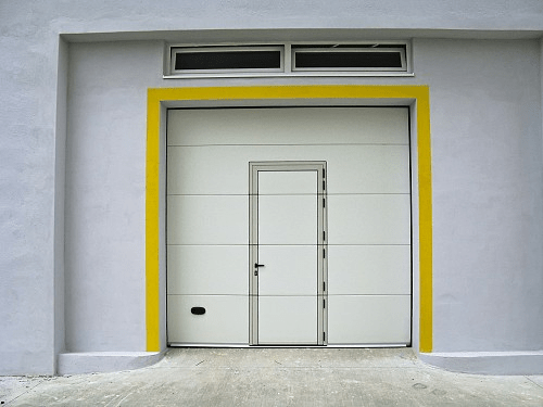 door in garage door