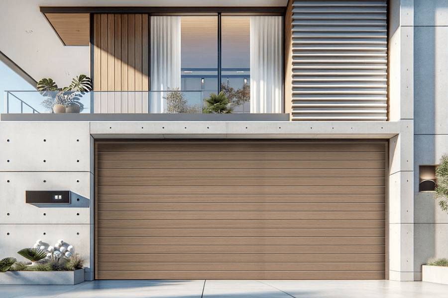 modern garage door