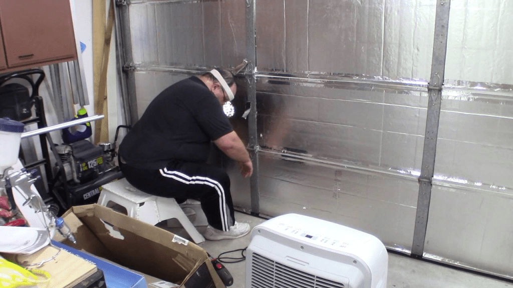 garage door vent for portable ac