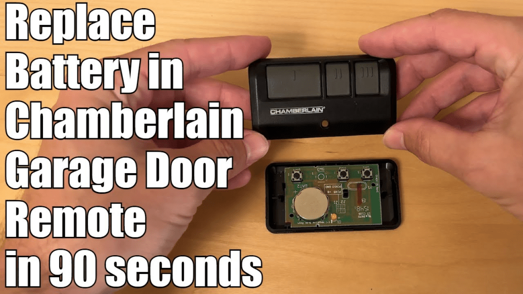 Install Chamberlain Battery Pack For Garage Door Opener On Youtube