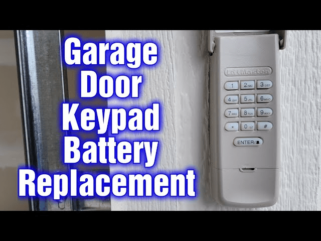 How To Change Battery In Liftmaster Garage Door Opener Keypad: A Step-by-Step Guide