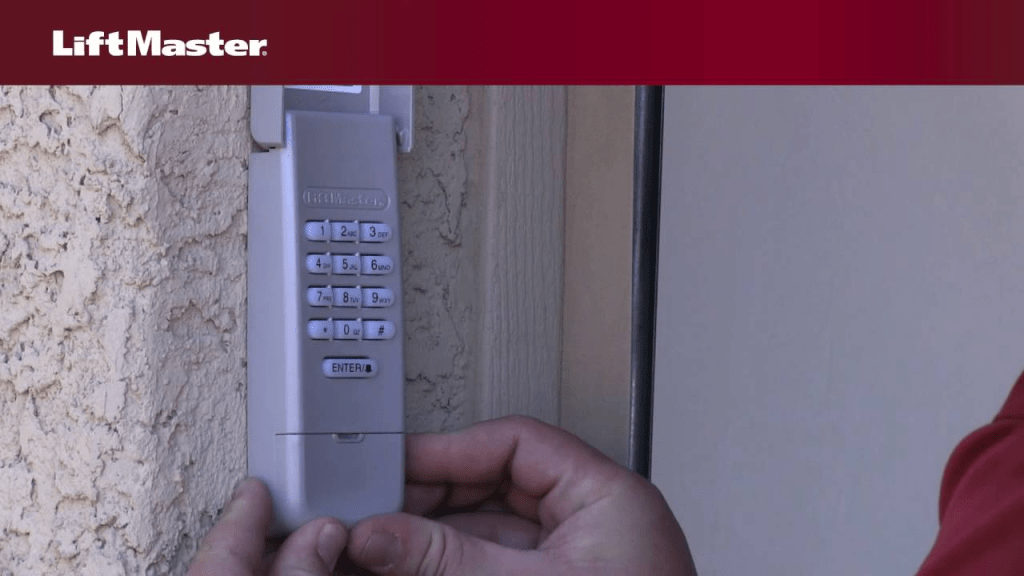 How To Change Battery In Liftmaster Garage Door Opener Keypad