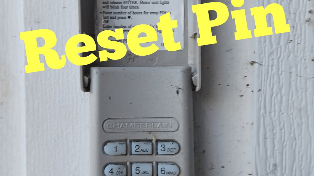 How To Change The Code On Chamberlain Garage Door Opener