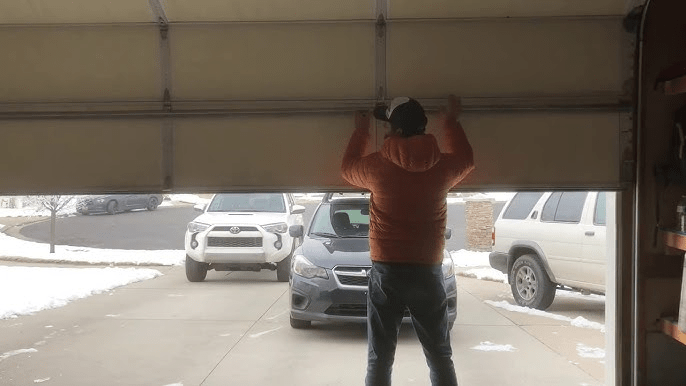 How To Open A Garage Door When The Spring Breaks