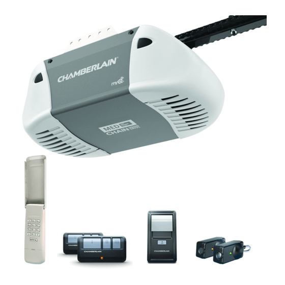 Chamberlain 1 2 Hp Security Plus Garage Door Opener Manual: Features, Installation, and Maintenance