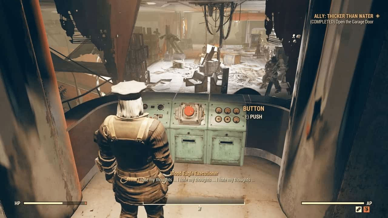 Fallout 76 Ally Thicker Than Water: How to Open the Garage Door and Complete the Quest