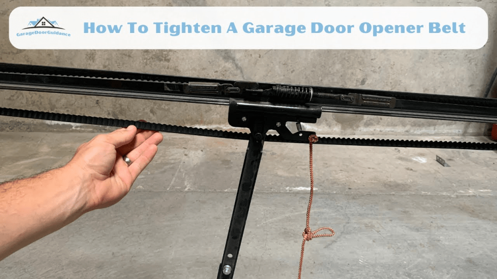 How To Adjust Belt Tension On Chamberlain Garage Door Opener