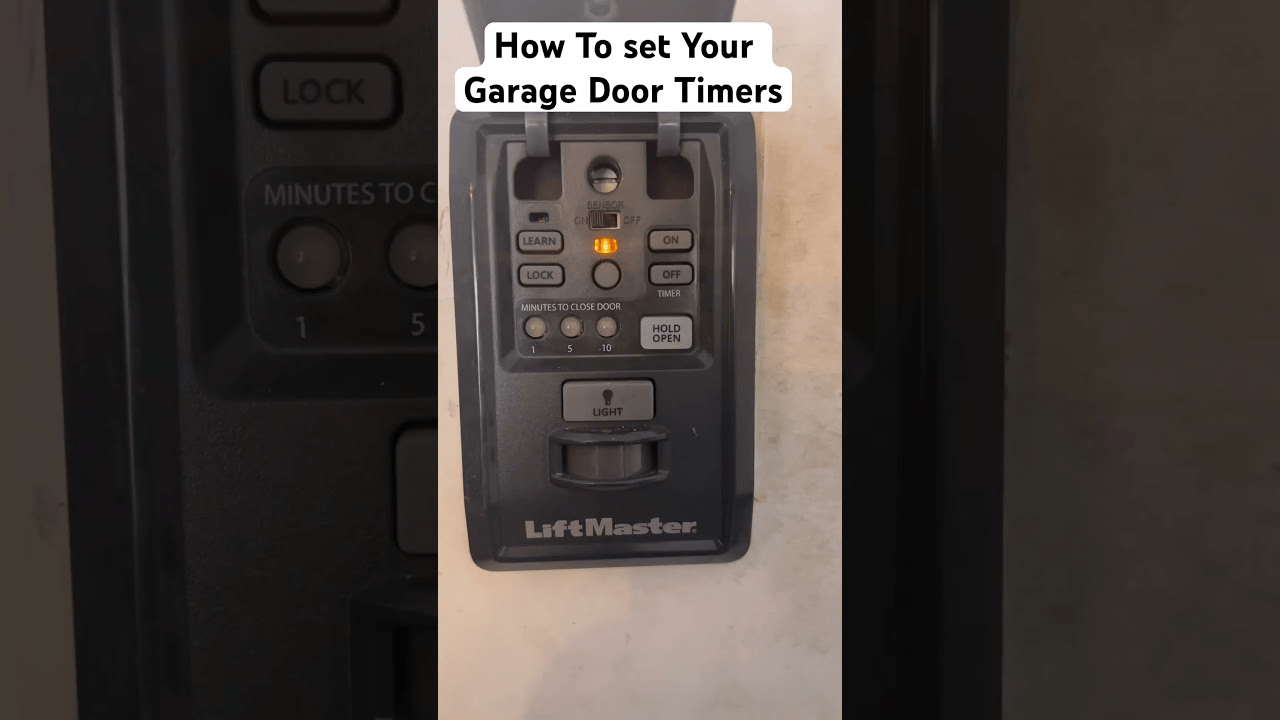 How To Adjust Light Timer On LiftMaster Garage Door Opener: A Step-by-Step Guide