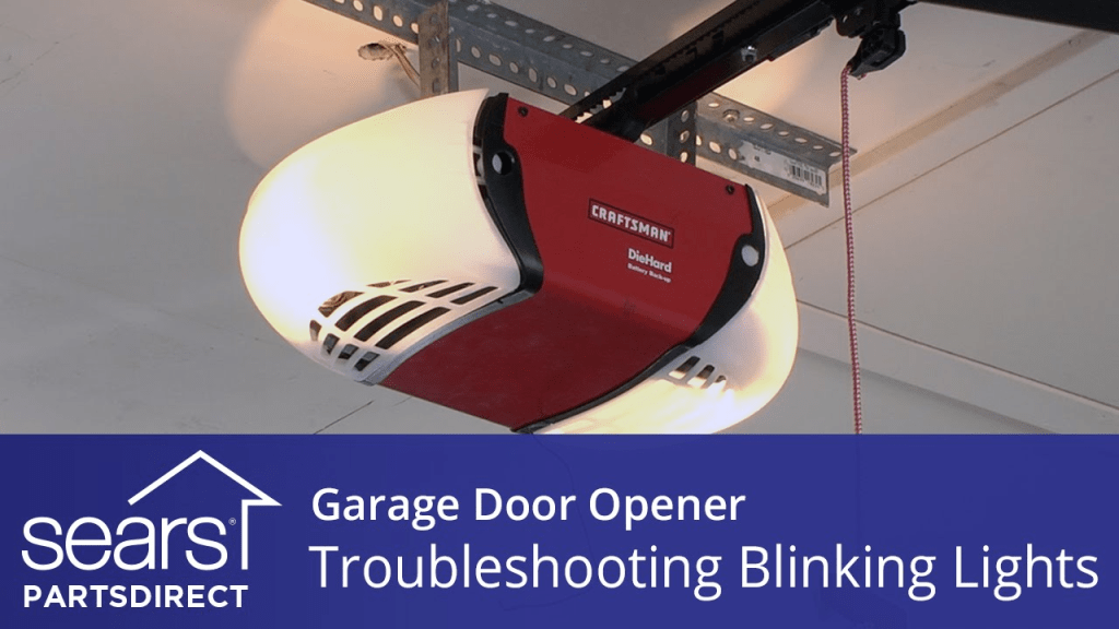 Craftsman 1 2 Hp Garage Door Opener Light Flashing