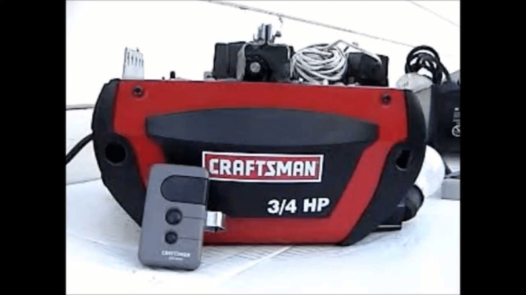 Craftsman 3 4 Hp Garage Door Opener Learn Button