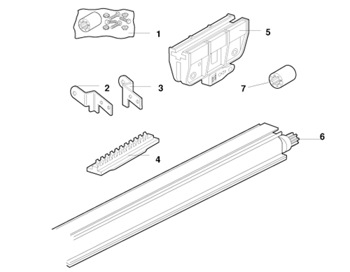 Craftsman 3 4 Hp Garage Door Opener Replacement Parts