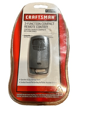 Craftsman Garage Door Opener 3 Function Compact Remote Control: Complete Guide