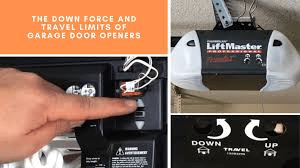 How To Adjust Down Force On Garage Door Opener