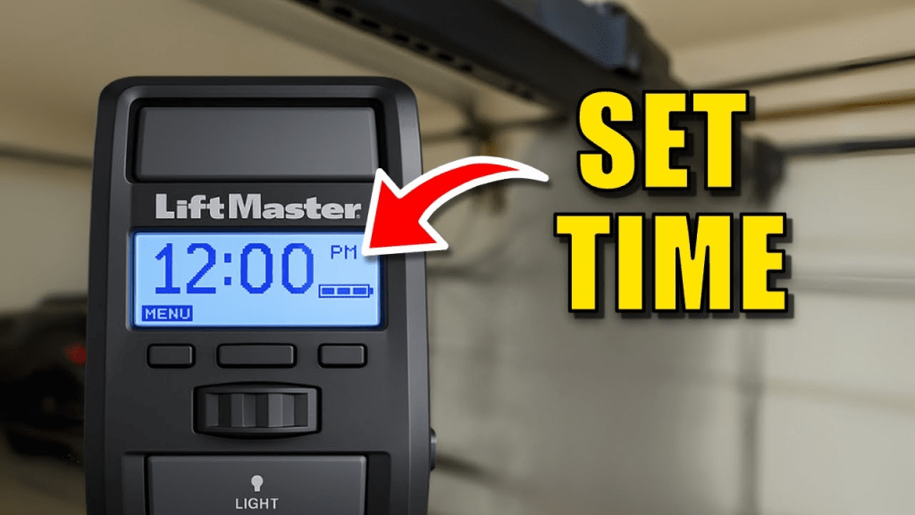 How To Change Time On Liftmaster Garage Door Opener