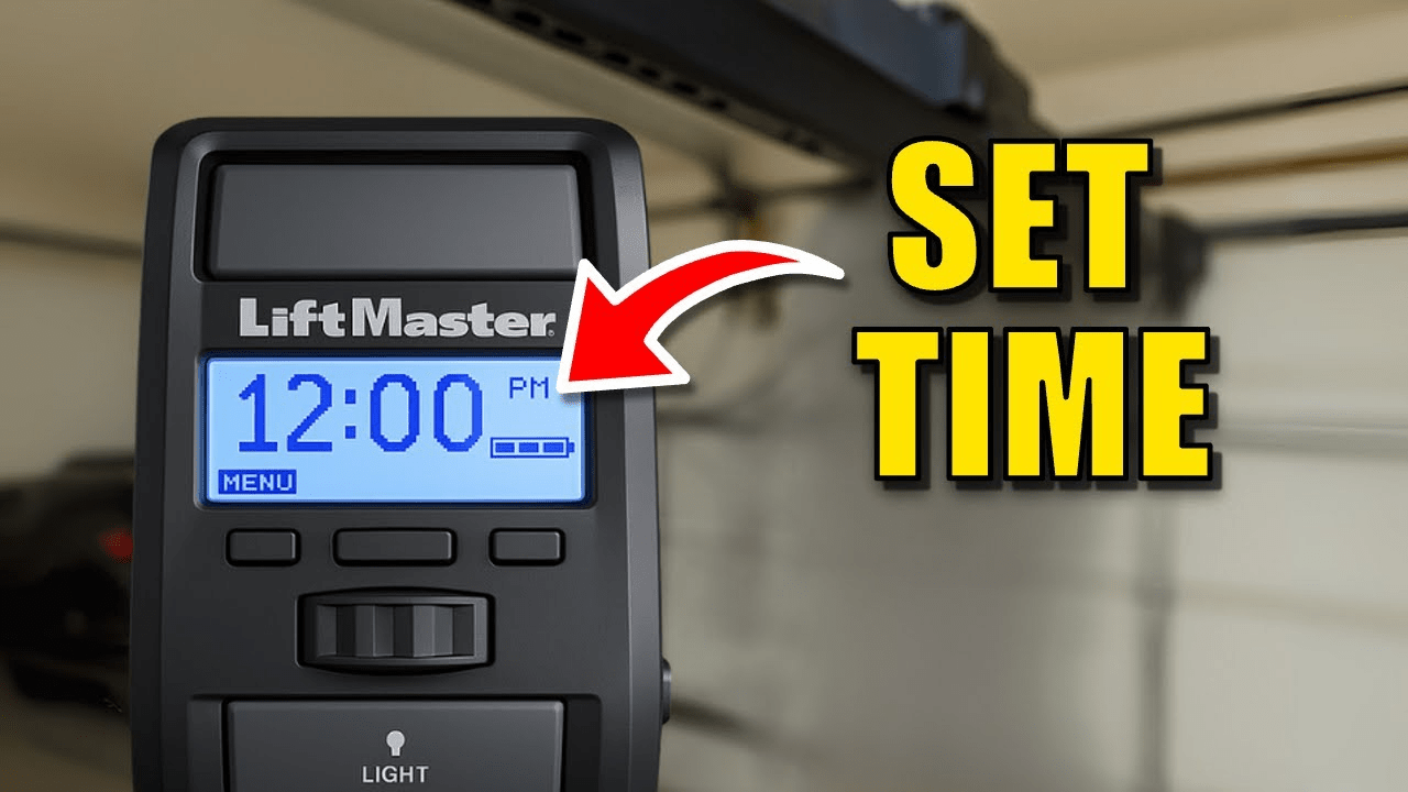 How To Change Time On LiftMaster Garage Door Opener