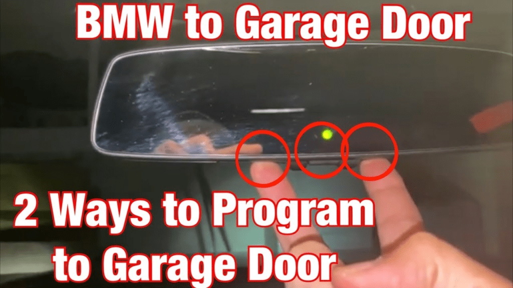 How To Connect Bmw X3 To Garage Door Opener