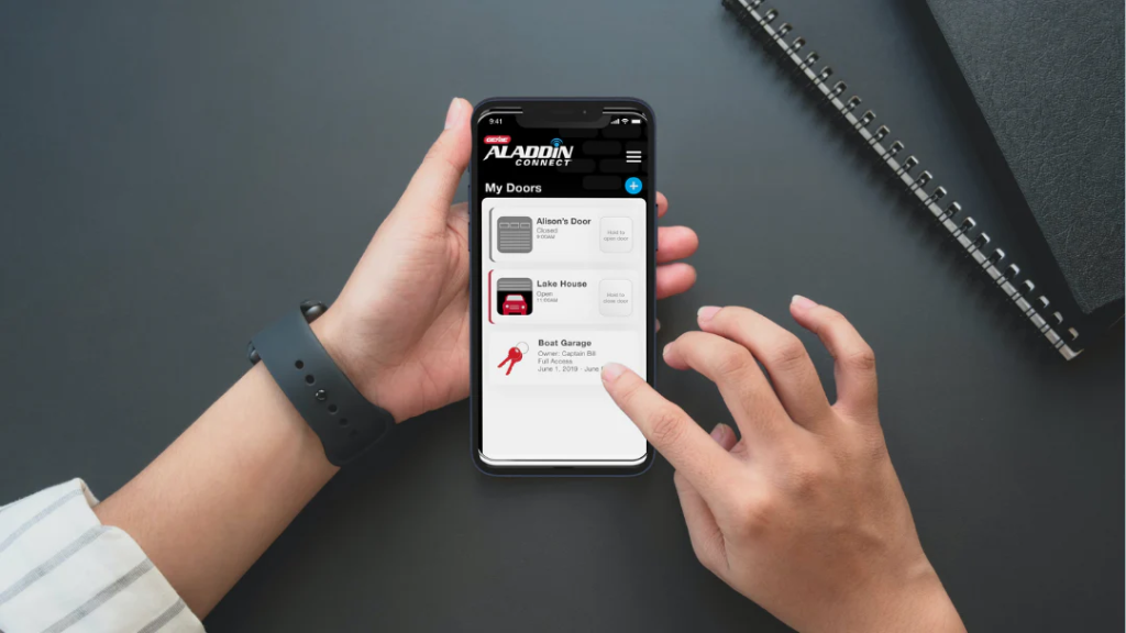 How To Open A Garage Door With A Smartphone