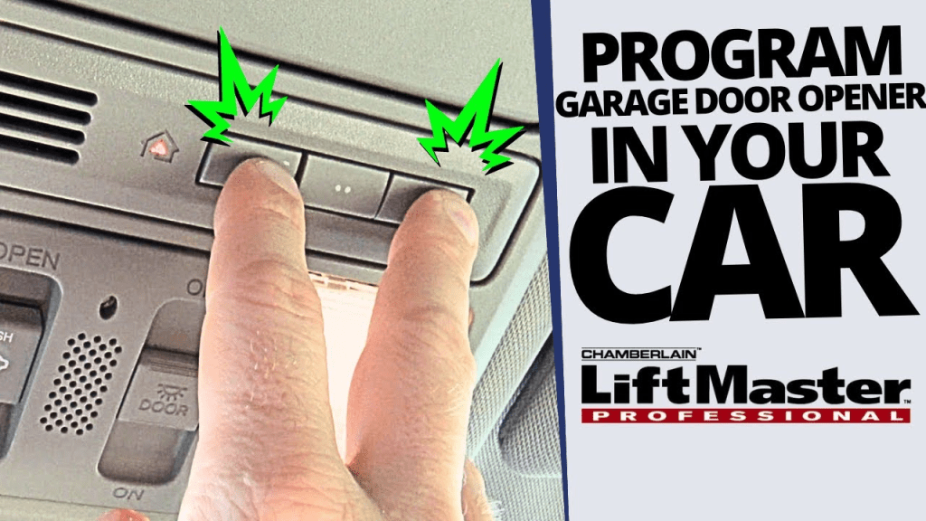How To Pair Liftmaster Garage Door Opener With Car