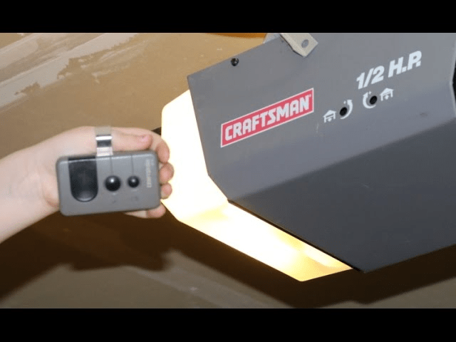 How To Program A Sears Craftsman Garage Door Opener