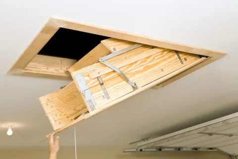 Should You Leave Your Attic Door Open In Garage?