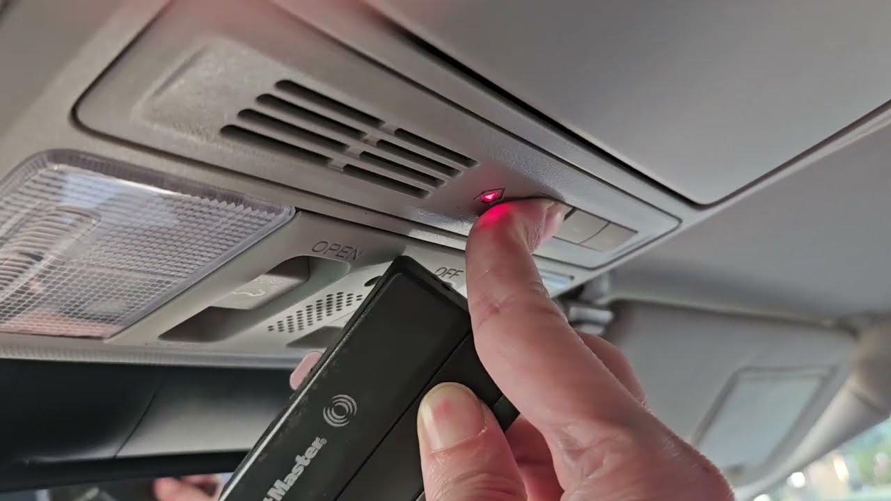How To Program 2023 Honda Odyssey Garage Door Opener