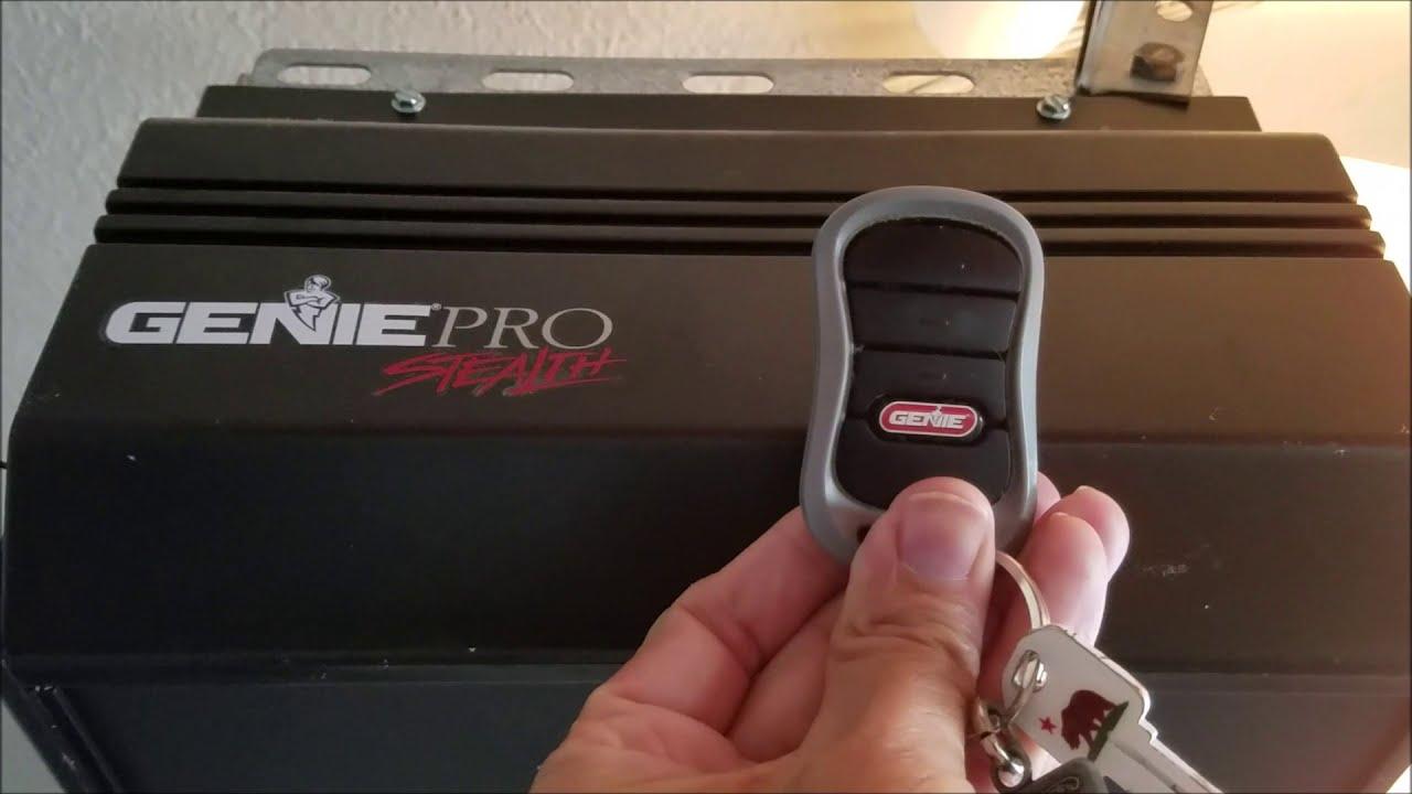 How To Program A Genie Pro Garage Door Opener