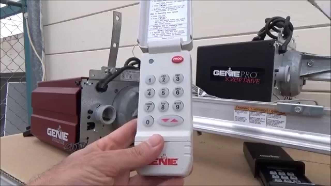 How To Program Genie Intellicode Garage Door Opener Keypad