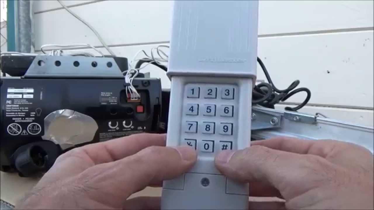 How To Reprogram A Clicker Keypad Garage Door Opener