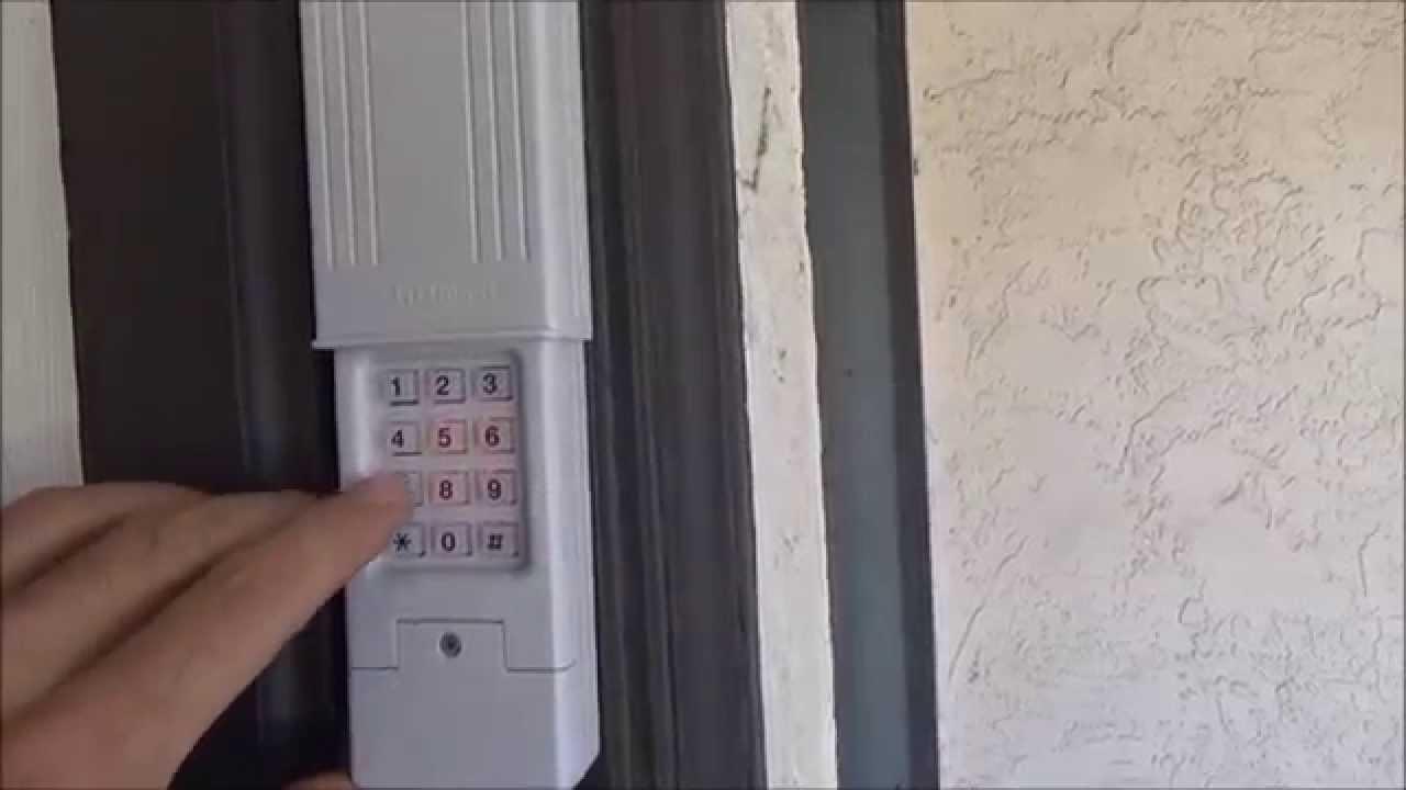 How To Reset A Clicker Garage Door Opener Keypad