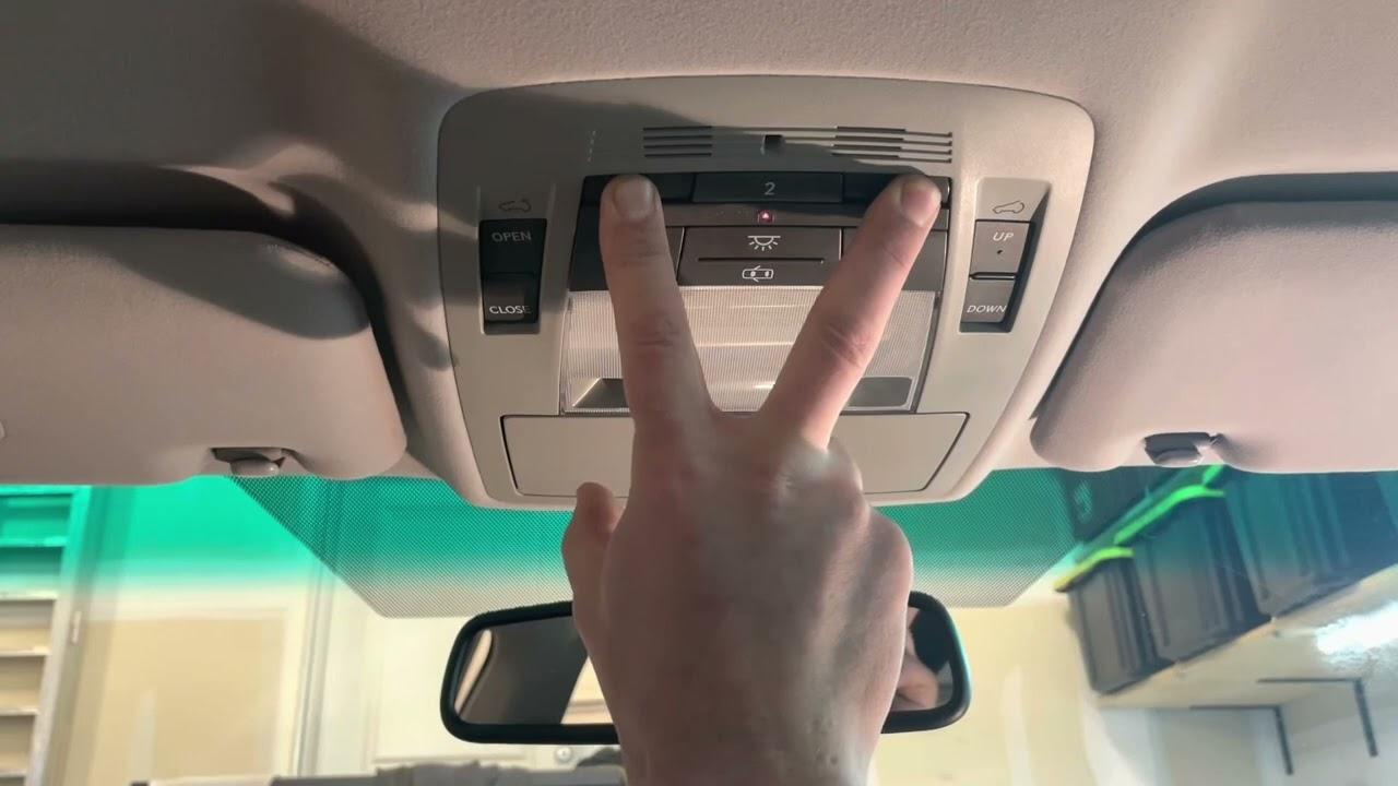 How To Reset Lexus Rx 350 Garage Door Opener
