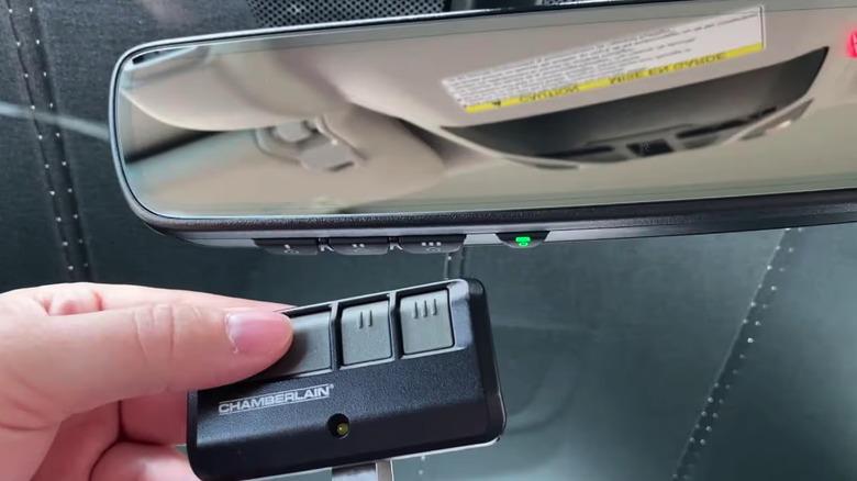 How To Set A Garage Door Opener In Car