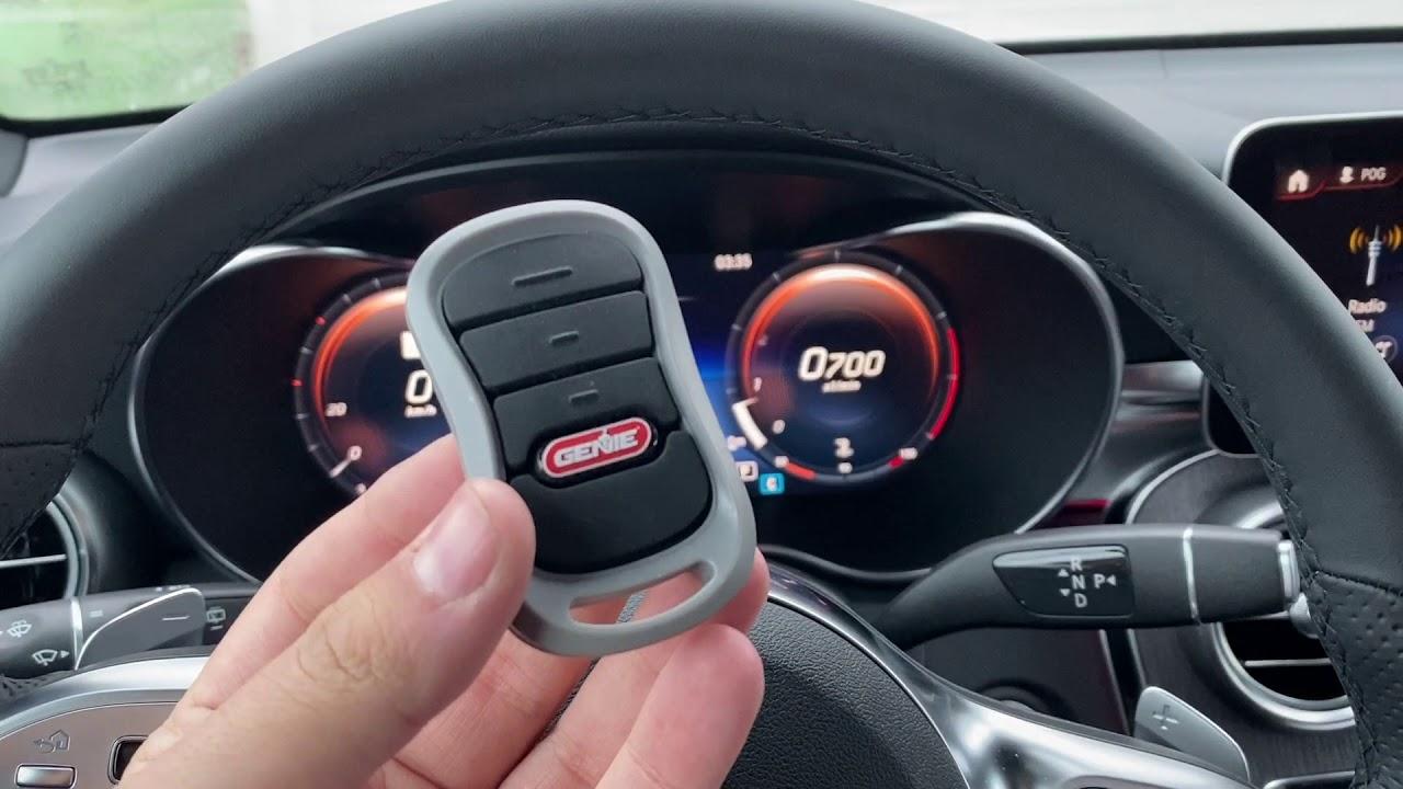 How To Set Genie Garage Door Opener To Car