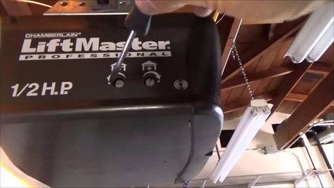 How To Set Limits On Liftmaster Garage Door Opener