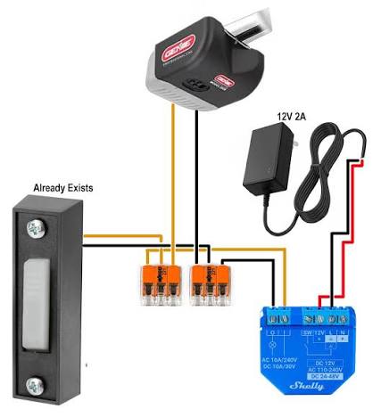 How To Wire A Genie Garage Door Opener Diagram